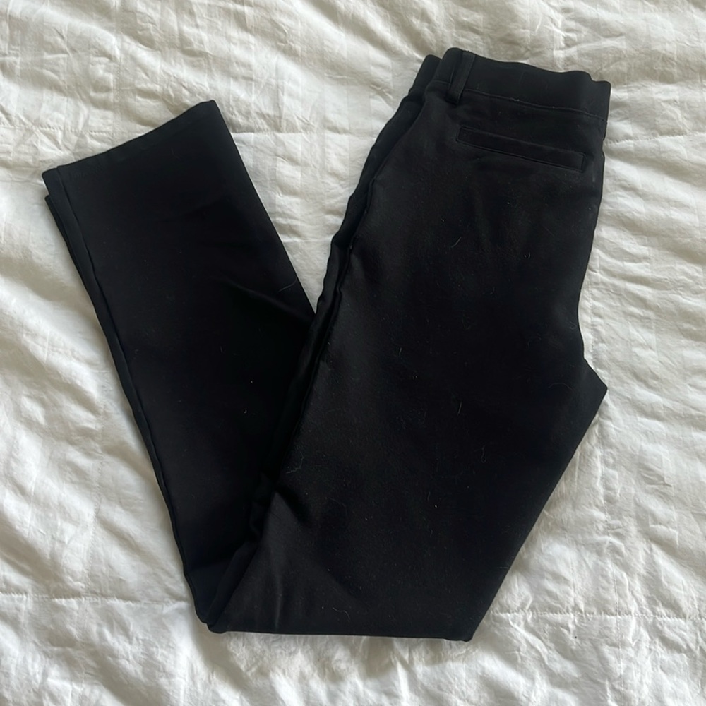 Quince straight leg ponte pants